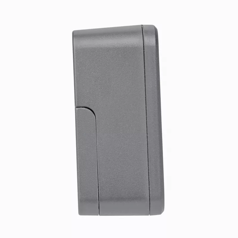 TFA Dostmann 60.2044.10 Quarz-Wecker Grau mit Einzelalarm