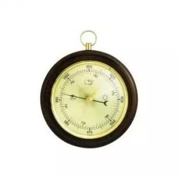 TFA Dostmann Analoges Wandbarometer 29.4001, Holzgehäuse, 960-1060 hPa