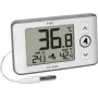 TFA Dostmann LT 202 Digitales Profi-Thermometer mit Kabelsensor, Weiß 30.1052.02