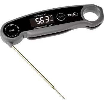 TFA 30.1069.10 Digitales Küchenthermometer mit Edelstahlsonde, -50 bis +300°C, automatische Abschaltung
