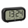TFA Dostmann 60.2052.01 Quarz-Wecker Schwarz Extra Lauter Alarm Großes Display