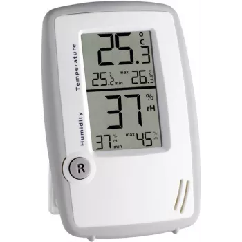 TFA Dostmann Thermo-Hygrometer 30.5015 – Innenraum-Temperatur- und Feuchtigkeitsmonitor mit Komfortzone