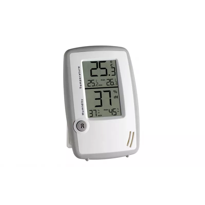 TFA Dostmann Thermo-Hygrometer 30.5015 – Innenraum-Temperatur- und Feuchtigkeitsmonitor mit Komfortzone