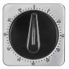 TFA Dostmann Mechanische Küchenuhr Schwarz 38.1043.01