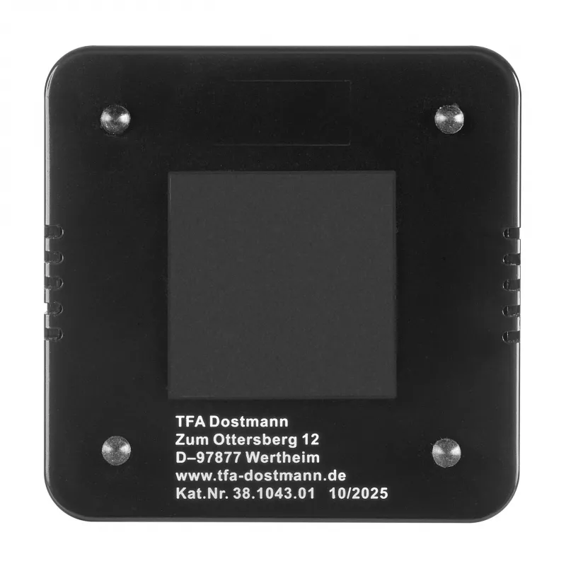 TFA Dostmann Mechanische Küchenuhr Schwarz 38.1043.01