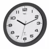 TFA Dostmann 60.3554.10 Funk-Wanduhr 320 mm Anthrazit mit schleichender Sekunde