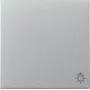Gira Wippschalter 328526 Lichtsymbol System 55 Aluminium