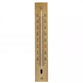 TFA Dostmann Eichen-Wandthermometer 12.1059.01