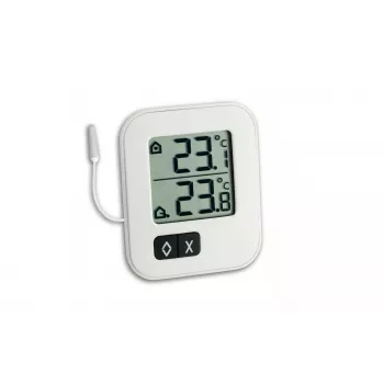 TFA Dostmann 30.1043.02 Digitales Thermo-Hygrometer Weiß