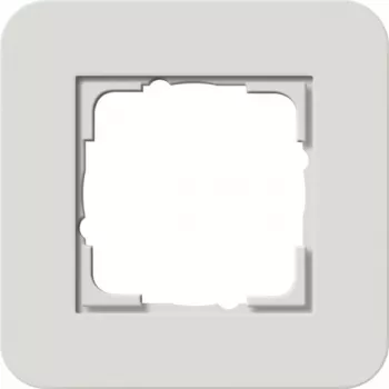 Gira System 55 Abdeckrahmen, 1-fach, Hellgrau/Anthrazit 0211421