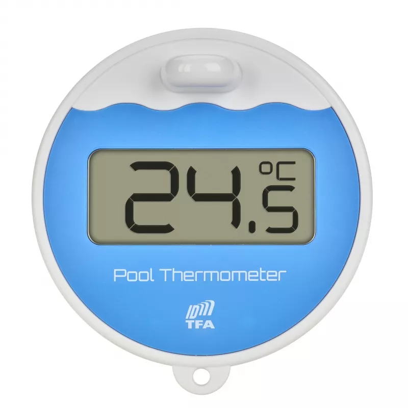 TFA Dostmann TFA.me Smart Pool Thermometer Starter-Set mit WLAN-Gateway und schwimmendem Pool-Sensor, Weiß 35.8110.02