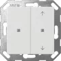 Gira KNX 2-fach Wippschalter mit Pfeilen, Reinweiß 517503