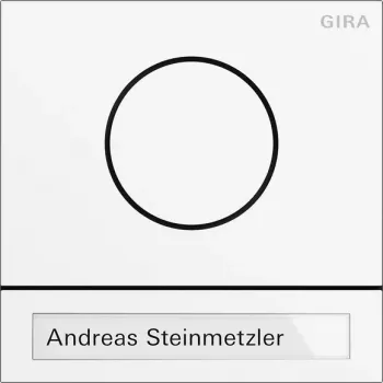 Gira System 106 Blindmodul Verkehrsweiß lackiert 5565902