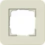 Gira System 55 Abdeckrahmen, 1-fach, Sand/Anthrazit 0211427
