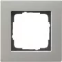Gira E2 Edelstahl 1-fach flacher Abdeckrahmen 0211335