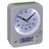 TFA Dostmann Funkwecker 60.1511.02 Weiß mit Leuchtzeigern