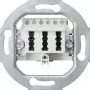 Gira 003302 TAE Anschlussdose TAE 3x6 NFN Einsatz Weiß