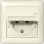 Gira 415701 SCHUKO Steckdose mit Klappdeckel, IP44, Reinweiß