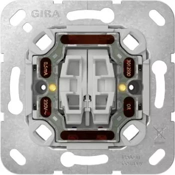 GIRA 384500 Serie Serienschalter-Einsatz, Unterputz, 10 AX, 250 V, Schraubklemmen