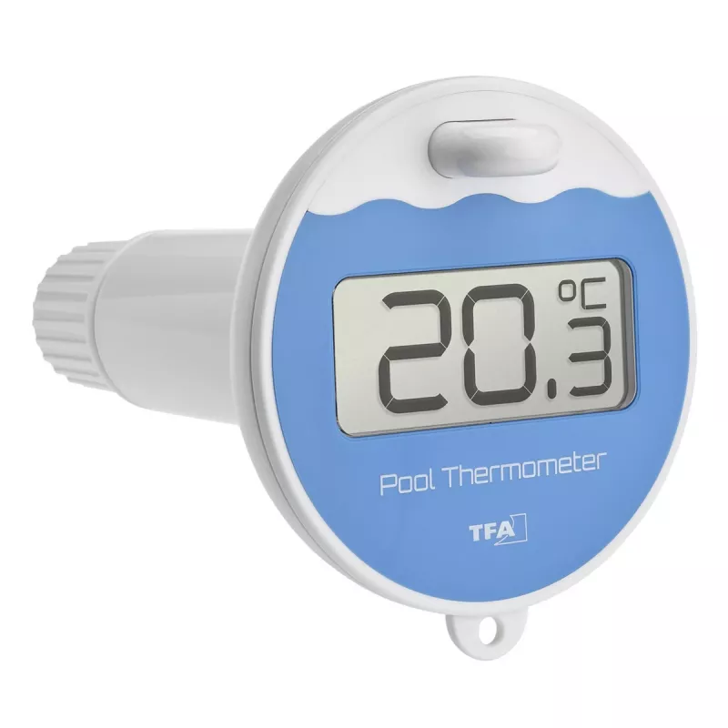TFA Dostmann 30.3238.06 Funk-Pool-Sensor, 868 MHz, schwimmender Wasser-Temperatursensor für Pool-Thermometer und Wetterstationen