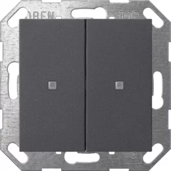 Gira KNX Wippe für Taster, 2-fach, Anthrazit 517328