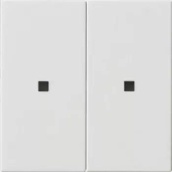 GIRA 510703 KNX RF Bedienoberteil 2-fach System 55 Reinweiß