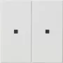 GIRA 510703 KNX RF Bedienoberteil 2-fach System 55 Reinweiß