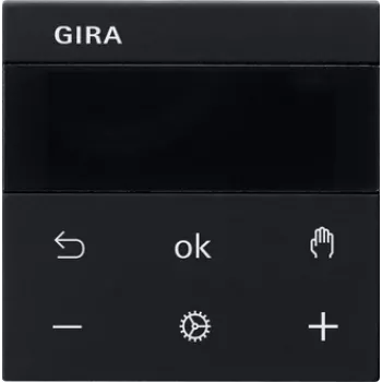 Gira RTR Display Schwarz Raumtemperaturregler 5393005