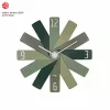 TFA Dostmann 60.3020.04 Quarz-Wanduhr 400 mm Olivgrün schleichender Sekundenzeiger