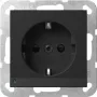 Gira 4170005 SCHUKO-Steckdose mit LED-Orientierungslicht und Helligkeitssensor, System 3000, Reinweiß Glänzend