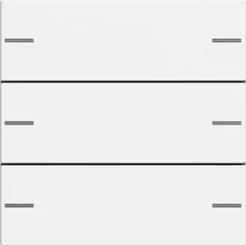 Gira 575327 3-fach Wippen-Set für Touch Sensor 4, System 55, Reinweiß