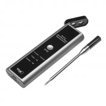 TFA Dostmann Kabelloses BBQ-Fleischthermometer SMART KÜCHEN-CHEF Grillthermometer (14.1515.10)
