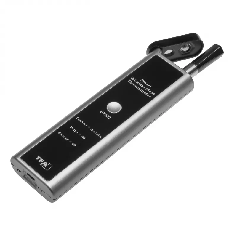 TFA Dostmann Kabelloses BBQ-Fleischthermometer SMART KÜCHEN-CHEF Grillthermometer (14.1515.10)