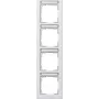 GIRA 111429 Abdeckrahmen 1-fach Reinweiß Glänzend System 55