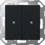 Gira KNX 2-Gang Wippe, Schwarz (5173005)