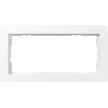 Gira System 55 Abdeckrahmen 2-fach Reinweiß (RAL 9010) 1002150
