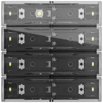 Gira Tastsens.4.70 Standard 4f KNX 531400 - 4-fach KNX Tastsensor, reinweiß glänzend
