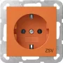 Gira 4188109 SCHUKO ZSV Steckdose System 55 Orange