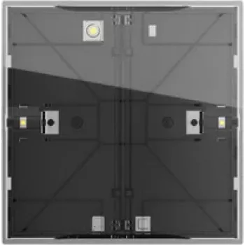 Gira Tastsensor 4 Komfort 1-fach OneKNX KNX Tastsensor mit Display, Anthrazit 534100