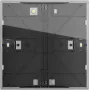 Gira Tastsensor 4 Komfort 1-fach OneKNX KNX Tastsensor mit Display, Anthrazit 534100