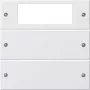Gira System 55 Wippenset 2-fach Reinweiß 219203