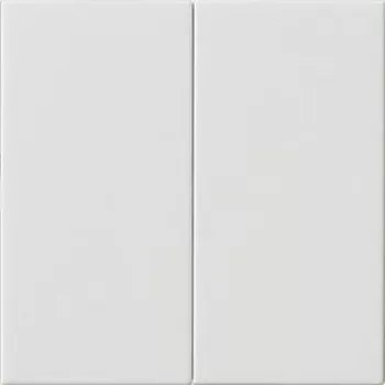 Gira Wippschalterabdeckung 2-fach Reinweiß 537003
