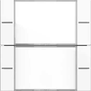 Gira 577203 Wippenset 2-fach für Tastsensor 4, Reinweiß glänzend