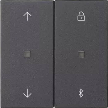 Gira System 3000 Jalousie- und Rollladen-Zeitschaltuhr Bluetooth Anthrazit 536728