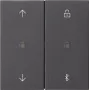 Gira System 3000 Jalousie- und Rollladen-Zeitschaltuhr Bluetooth Anthrazit 536728