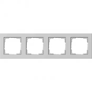 Gira Standard 55 Abdeckrahmen, 4-fach, Grau 021437
