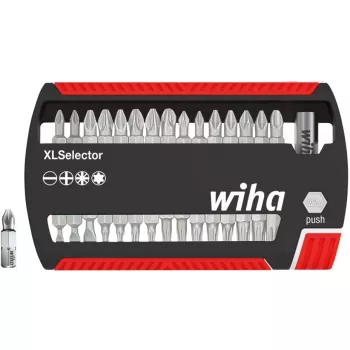 Wiha XSelector 31-teiliges Bit-Set mit Schlitz-, Phillips-, Pozidriv- und TORX-Bits 29417