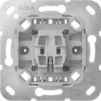 GIRA 381700 Kreuzschaltereinsatz, Unterputz, 10 A, 250 V, Schraubklemmen, ohne Krallen, für System 55