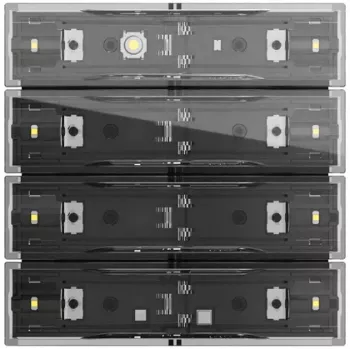 Gira Tastsens.4.70 Komfort 4f OneKNX 534400 KNX Touchpanel mit 4 kapazitiven Tasten und Farbdisplay