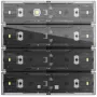 Gira Tastsens.4.70 Komfort 4f OneKNX 534400 KNX Touchpanel mit 4 kapazitiven Tasten und Farbdisplay